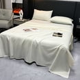 thumbnail image 1 of Gnmfd Solid Color Washable Bed Sheet Set with Pillowcases for Queen King Beds, Soft Polyester Bedding for Bedroom Comfort Sleep, Closet Organizers and Storage Solutions, 1 of 6