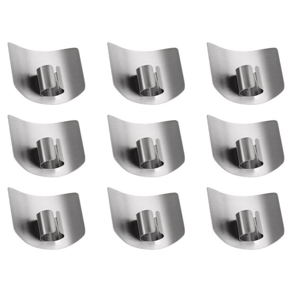 Gnmfd Stainless Steel Finger Guard Kitchen Vegetable Cutter Hand Protector for Safe Slicing Chopping Cooking Use for Home Restaurant Chefs Kitchen Safety