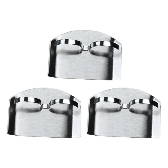 Gnmfd Stainless Steel Finger Guards for Cutting, Adjustable Finger Protector Safety Shield for Kitchen Cooking Dicing Chopping Slicing Food Preparation
