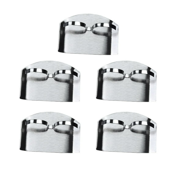 Gnmfd Stainless Steel Finger Guards for Cutting, Adjustable Finger Protector Safety Shield for Kitchen Cooking Dicing Chopping Slicing Food Preparation