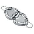 thumbnail image 1 of Gnmfd Stainless Steel Heart Shape Dumpling Maker Mold Wrappers Press Tool for Homemade Dumplings, Large Capacity Food Grade Dough Press Mould Kitchen Gadget for Cooking Party Favors, 1 of 2