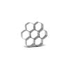 Gnmfd Stainless Steel Honeycomb Mini Hexagon Cookie Cutter, Fondant Pastry Cutter for Homemade Cookies Cakes Decorations, Easy to Use Clean for Home Baking Parties Holiday Treats Fun