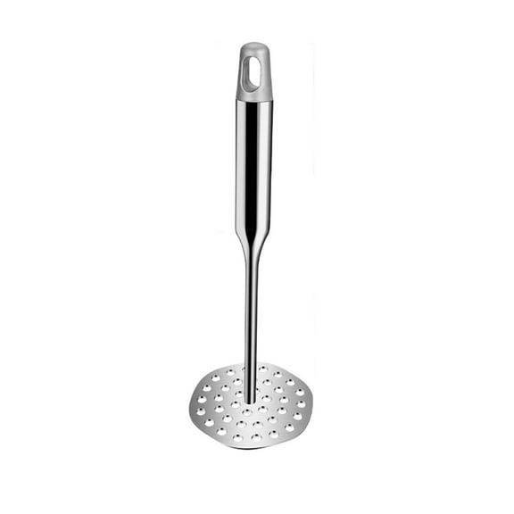 Gnmfd Stainless Steel Potato Grinder Manual Masher, Heavy Duty Food Press Compactor Tool for Potatoes Avocados Vegetables, Easy Clean Kitchen Cooking Gadget