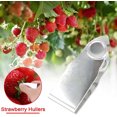 thumbnail image 1 of Gnmfd Stainless Steel Strawberry Clip Remover Huller Kitchen Tool for Fruit Vegetable Stem Removal Cooking Baking Food Prep, 1 of 7