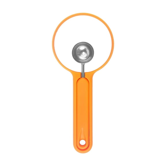 Gnmfd Stainless Steel Watermelon Fruit Scoops Divider Set Dual Spoon High Performance Pulp Extractor Ergonomic Handling for Melon Salad Dessert Preparation Holiday Cooking