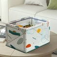 thumbnail image 1 of Gnmfd Steel Frame Desktop Storage Box, Multi-Purpose Organizer for Books Cosmetics Snacks Office Supplies Foldable Transparent Storage Basket for Kitchen Home Office Use, 1 of 4