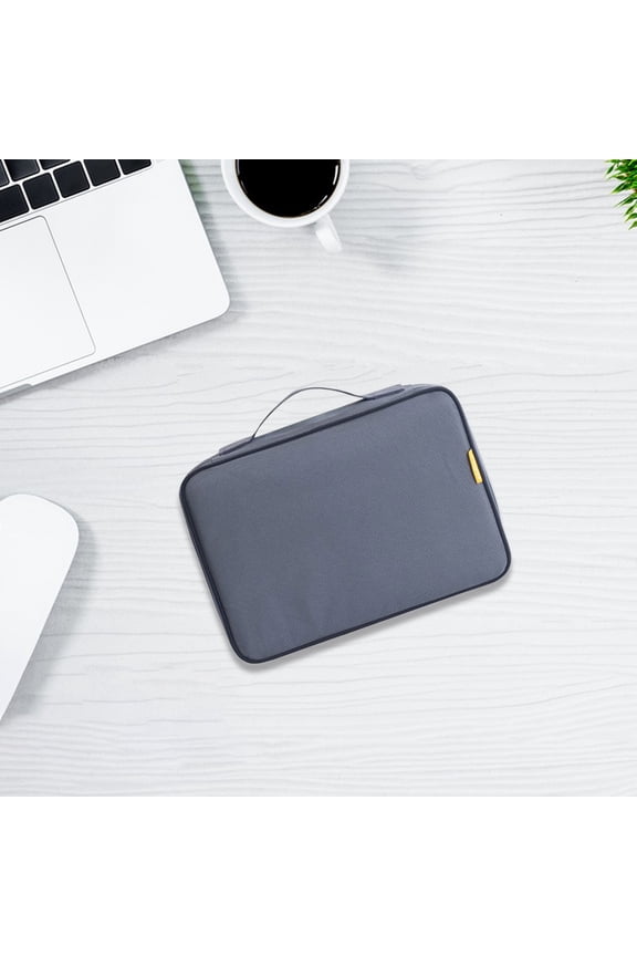 Storage Bags with Zipper, Waterproof Travel Organizer for Laptop, Files, and Certificates, Document Safe Storage Bag for Home, Office, and Outdoor Activities, Compact and Easy to Carry