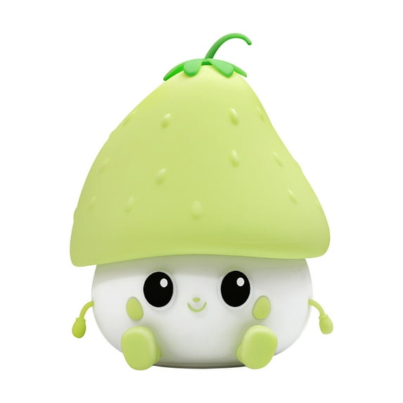 Gnmfd Strawberry Night Light USB Rechargeable Color Changing Soft LED Light for Bedroom Bedside Sleep Desk Mood Night Lamp Night Lights Plug Into Wall LED Lights for Room Lights for Bedroom