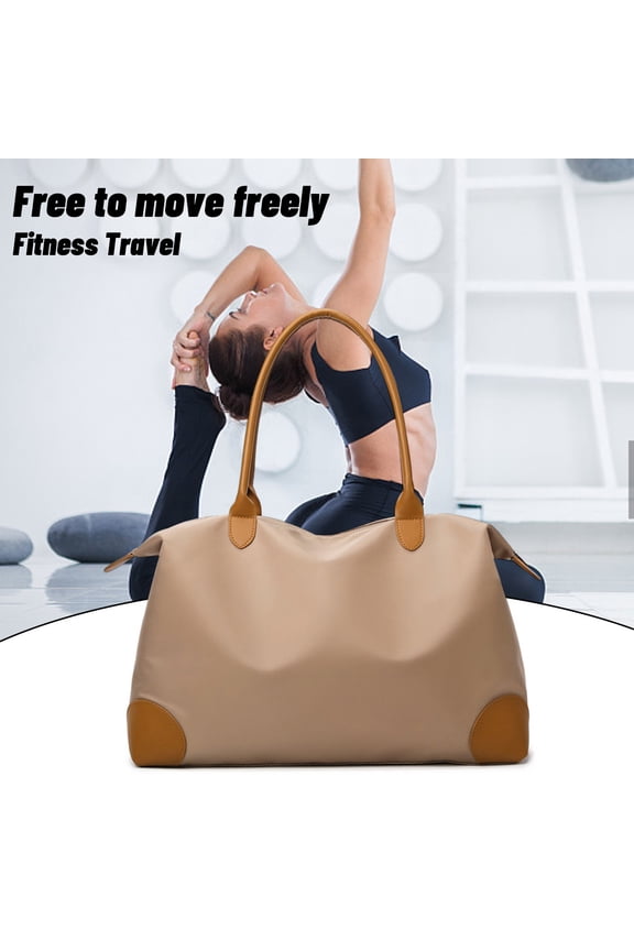 Travel Duffel Tote Gym Carry-On Bag with Wet Pocket, Large Capacity Travel Bag for Sports, Weekend Trips, Airplane Friendly, Zipper Organizer, Laptop Compartment, Gym, Outdoor, Vacation, Women