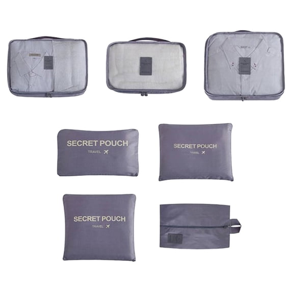Gnmfd Travel Storage Set, Packing Cubes for Clothes, Shoes, Toiletries, and Electronics, High Capacity Compression Organizer, Ideal for Travel, Backpacking, Camping, and Business Trips