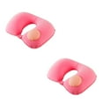 thumbnail image 1 of Gnmfd U-Shape Inflatable Travel Neck Pillow Soft Portable Car Airplane Train Cushion for Office Commuting Flight Travel Camping Rest Neck Support Blanket Storage Weighted Blanket for Adults, 1 of 1