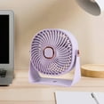 thumbnail image 1 of Gnmfd USB Desk Fan Three-Speed High Wind Mini Fan with Hanging and Wall Mount for Home Office Dorm Bedroom Travel Table Desktop Cooling Air Circulator Portable Fan Lights for Room Lights for Bedroom, 1 of 6