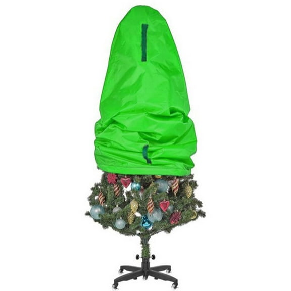 Gnmfd Vertical Christmas Tree Storage Bag Standing Tree Organizer Waterproof Protective Cover For Holiday Decorations Home Closet Organizers And Storage Christmas Decor Storage Bins With Lids