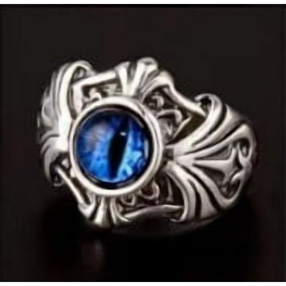 Gnmfd Vintage Personalized Adjustable Open Ring, Gothic Antique Style Statement Jewelry for Men Women, Stackable Fashion Ring for Parties Concerts Everyday Wear, Holiday Gift or Collectible