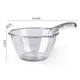 thumbnail image 1 of Gnmfd Water Spoon for Watering Flowers and Kitchen, Large 42oz Transparent Ladle with Long Handle, Anti-Spill Design for Cooking, Water Storage Bucket, Gardening, Plant Care, 1 of 2