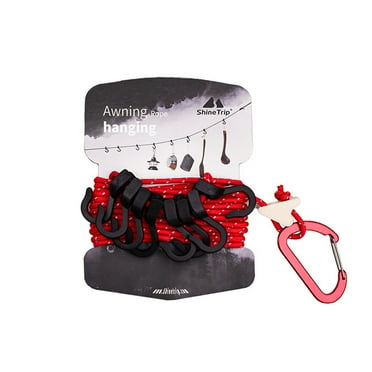 20PCS Plastic Cord Tensioners Rope Adjuster Tent Guy-Line Wind Rope ...