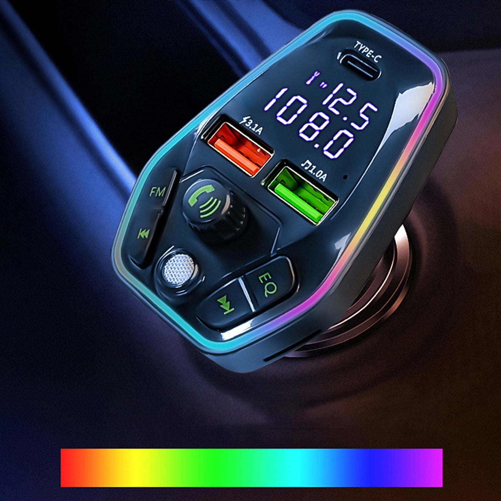 Gnobogi MultiFunctional Bluetooth Music Player/Car Charger/FM