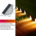 thumbnail image 1 of YgkuHd New Hexagonal Solar Staircase Light Human Sensing Staircase Light Stackway Staircase Foot Step Light Courtyard Clearance, 1 of 2