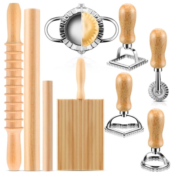 Gnocchi and Ravioli Tool Set Handmade Pastas Set Baking Accessories Pastas Making Tool Perfect for Kitchen and Baking