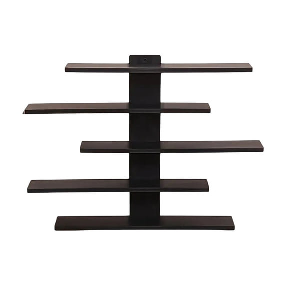 Gnoleg Home Decor Wall Mounted Shelf Organizer Tier Wooden Display Rack for Living Room Bedroom Storage and Home