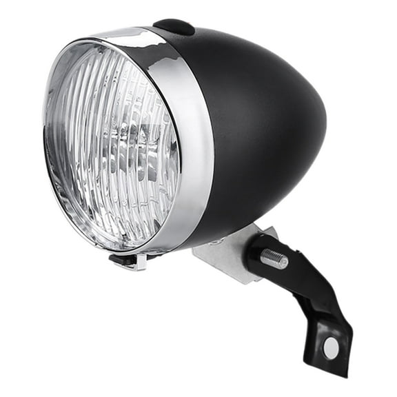 Gnoleg on Sale Retro Bikes Headlight Rechargeable 3 LED Classic Bikes Light with M Ounting Bracket Stylish Vintage Headlamp for Night Riding and Trips Durable Front Light for Visibility