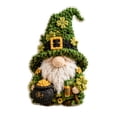 thumbnail image 1 of Gnome 3D Fabric Poke Art Kit with Shamrock and Pot of Gold Design, for Adults Beginners, Diy Kit Decoration, 1 of 1