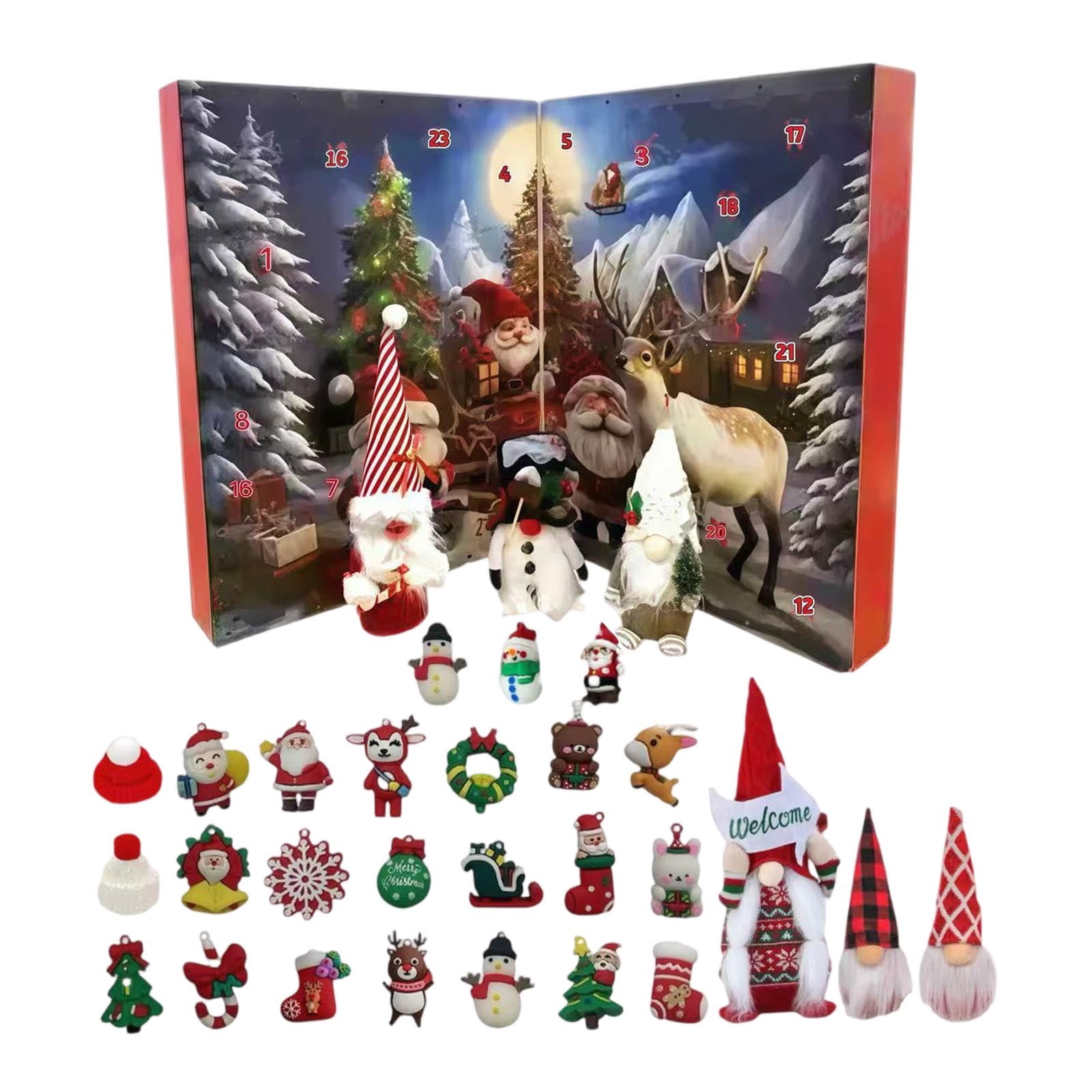 Gnome Advent Calendar 2025 - Christmas Countdown Calendars - 24 Day of ...
