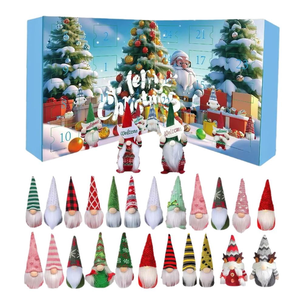 Gnome Advents Calendar 2025 - Christmas Countdown Calendar with 24 ...