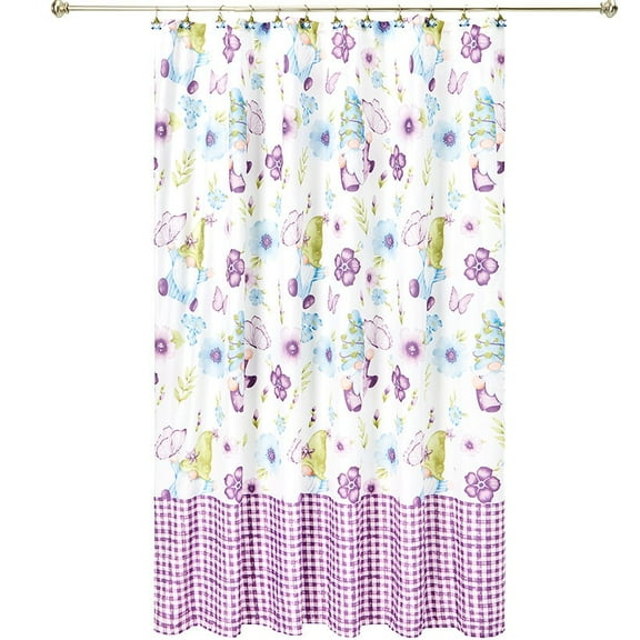 Spring Gnome Shower Curtain, Hand Towels, Valance or Hooks