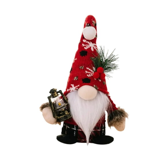 Gnome Christmas Decorations, Gnome Plush Ornaments Swedish Santa Tomte Elf Stuffed Dwarf, Indoor Christmas Decorations