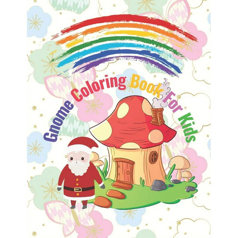  Christmas Activities for Kids Gnome Christmas Coloring Books  with 12 Pcs Colored Pencils for Kids Ages 4-8 , Coloring Book Fun for Kids  Girls and Boys Holiday Presents and Xmas Party