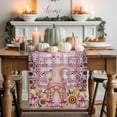 thumbnail image 1 of Gnome Daisy Table Runner, Autumn Thanksgiving Kitchen Dining Table Decoration for Home Party Decor 13x120 Inches, 1 of 9