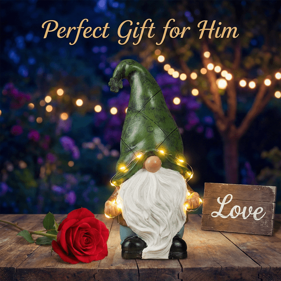Gnome Decoration Flower Elf Ornaments - Elegant Garden Figurines for All Seasons - Perfect Gifts for Moms and Grandmas