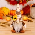thumbnail image 1 of Gnome Dwarf Plush Doll Standing Pose Figurine Decorations Holiday Gift Home Accent For Teens & Teenagers, 1Pc Dwarf Plush Ornament With Sunflower Detail, 1 of 7