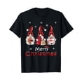 thumbnail image 1 of Gnome Family Christmas Shirts for Women Men - Buffalo Plaid T-Shirt, 1 of 5