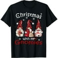 thumbnail image 1 of Gnome Family Christmas Shirts for Women Men - Buffalo Plaid T-Shirtmen and women can wear, black, white, gifts.S,M,L,XL,2XL,3XL,885XL, 1 of 4