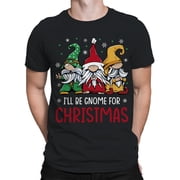 Gnome For Christmas T-Shirt Men -Smartprints Designs, Male Large