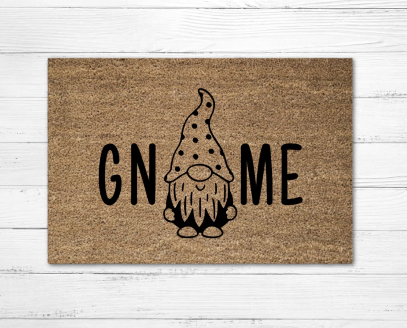 Gnome Home Doormat Mat, Cute Gnome Doormat, Gnome Door Mat