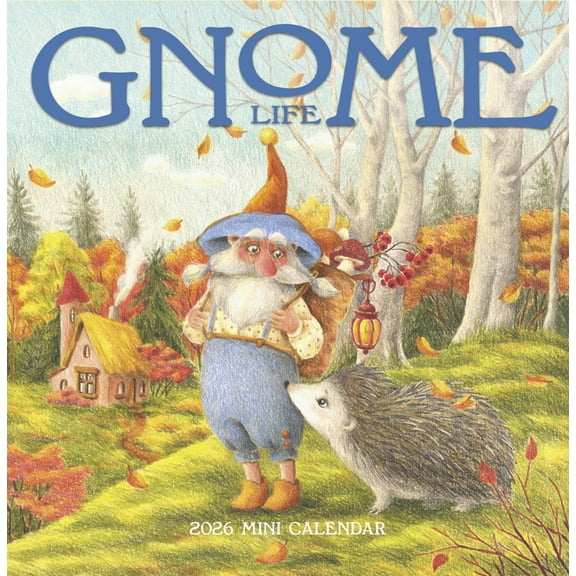 Gnome Life Mini Wall Calendar 2026, (Paperback)