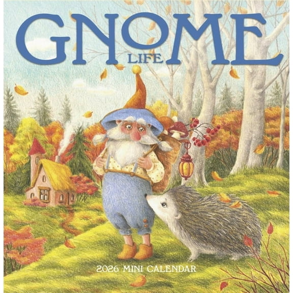 Gnome Life Mini Wall Calendar 2026, (Paperback)