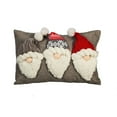 thumbnail image 1 of Evergreen Beautiful Christmas Holiday Garden Gnome Lumbar Comfortable Pillow - 16 x 5 x 10 Inches Indoor/Outdoor Decoration, 1 of 4