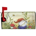 thumbnail image 1 of Gnome Magnetic Mailbox Covers Magnetic Standard Size 21" X 18", Daisy Summer Mailbox Covers Wraps Post Letter Box Decor for Welcome Home Garden Yard Decor, Gnome Gifts for Women, 1 of 6