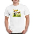 thumbnail image 1 of Gnome Neighbors I. T-Shirt Men -Grace Popp Designs, Male 4X-Large, 1 of 4