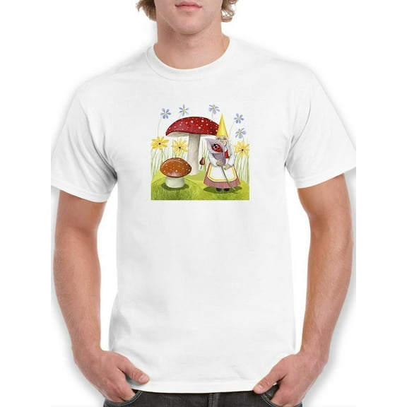 Gnome Neighbors Ii. T-Shirt Men -Grace Popp Designs, Male 3X-Large