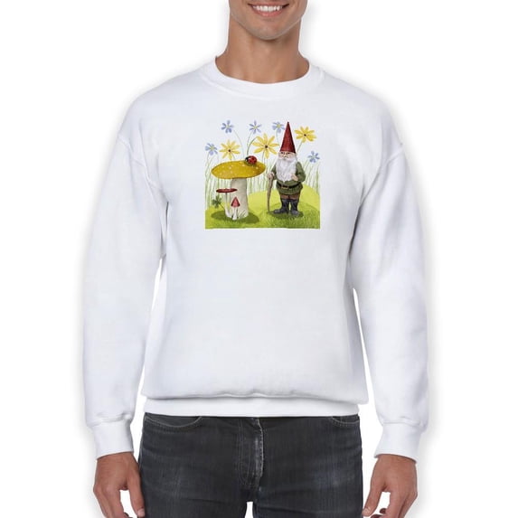Gnome Neighbors Iv Sweatshirt Men -Grace Popp Designs, Male Large
