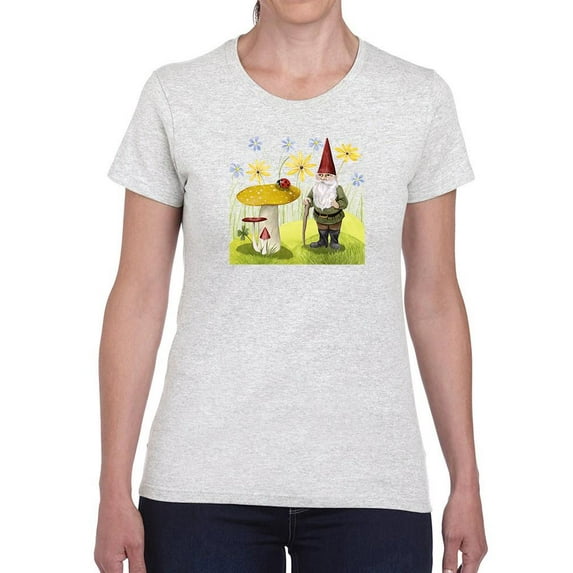Gnome Neighbors Iv. T-Shirt Women -Grace Popp Designs, Female XX-Large