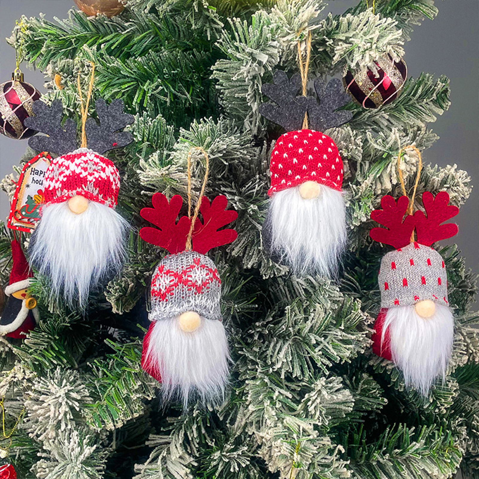Gnome Pendant Christmas Tree Hanging Gnomes Ornament For Home Holiday Gnome Pendant Christmas Tree Hanging Gnomes Ornament For Home Holiday