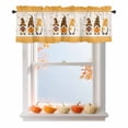 thumbnail image 1 of Gnome Pumpkin Turkey Valances for Windows, 54 x 18in, It's Fall Y'all Maple Leaf Thanksgiving Rod Pocket Kitchen Valance Curtain Light Filtering Window Treatments for Living Room Bedroom, 1 Panel, 1 of 7