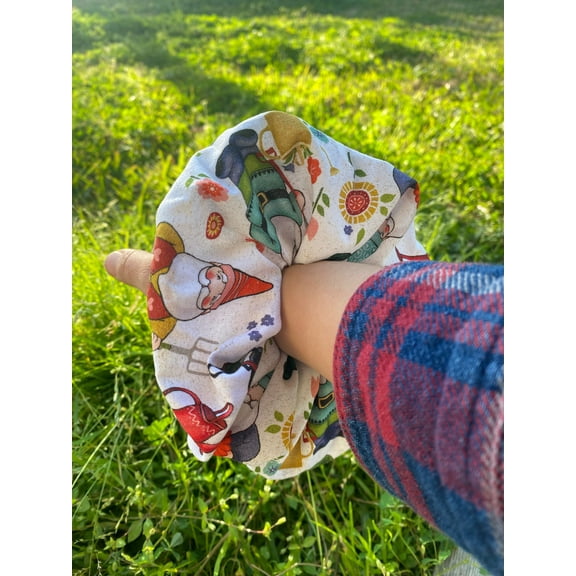 Gnome Scrunchie Hair Tie Gift