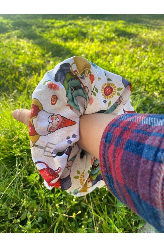 Gnome Scrunchie Hair Tie Gift
